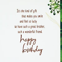 My Brother, My Friend Birthday Card for only USD 4.99 | Hallmark