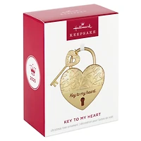 Key to My Heart Metal Ornament for only USD 24.99 | Hallmark