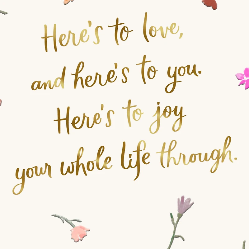 Here's To Love Wedding Shower Card for only USD 3.99 | Hallmark