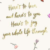 Here's To Love Wedding Shower Card for only USD 3.99 | Hallmark