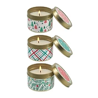 Festive Holiday Scented Candle Tins, 3-Pack for only USD 12.99 | Hallmark
