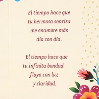 Time Makes You More Beautiful to Me Spanish-Language Romantic Birthday Card for only USD 5.59 | Hallmark