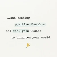Positive Thoughts and Feel-Good Wishes Encouragement Card for only USD 7.99 | Hallmark