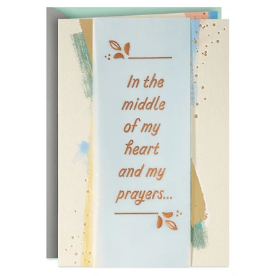 You're In My Heart and Prayers Religious Encouragement Card for only USD 6.99 | Hallmark