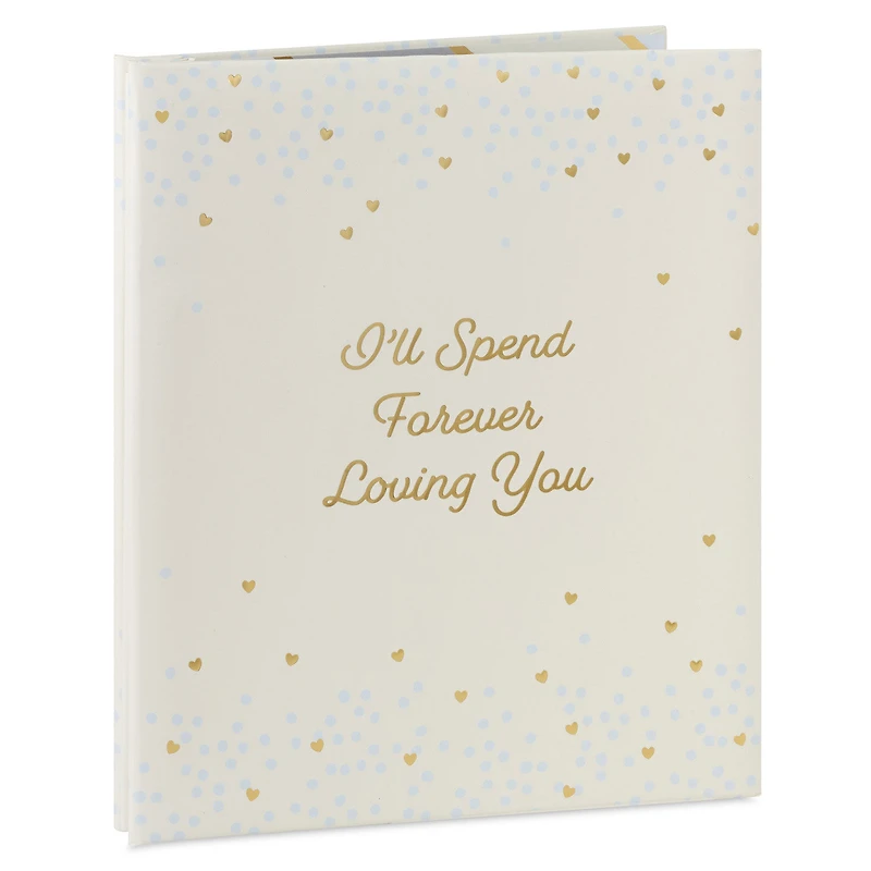 Forever Loving You Hearts on Cream Refillable Photo Album for only USD 39.99 | Hallmark