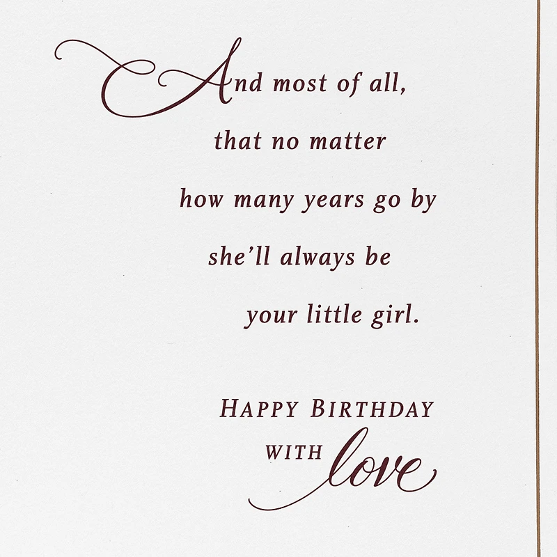 Always Be My Little Girl Birthday Card for Daughter for only USD 8.99 | Hallmark