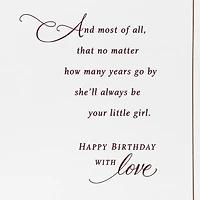 Always Be My Little Girl Birthday Card for Daughter for only USD 8.99 | Hallmark