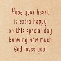 Happy Heart Religious First Communion Card for only USD 3.29 | Hallmark
