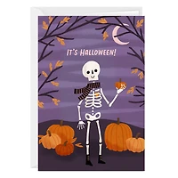 Chill Skeleton Custom Halloween Card for only USD 4.99 | Hallmark