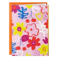 Abstract Floral on Pink Blank Note Cards, Pack of 5 for only USD 5.00 | Hallmark