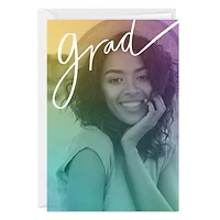 Personalized Rainbow Ombré Graduation Photo Card for only USD 4.99 | Hallmark