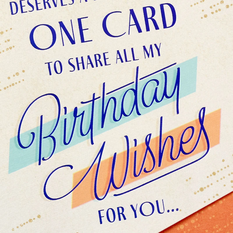 As Wonderful as You Are Birthday Card for Husband for only USD 5.99 | Hallmark