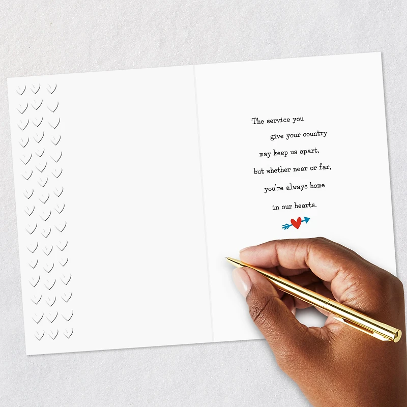 You're Always Home in Our Hearts Military Miss You Card for only USD 2.99 | Hallmark