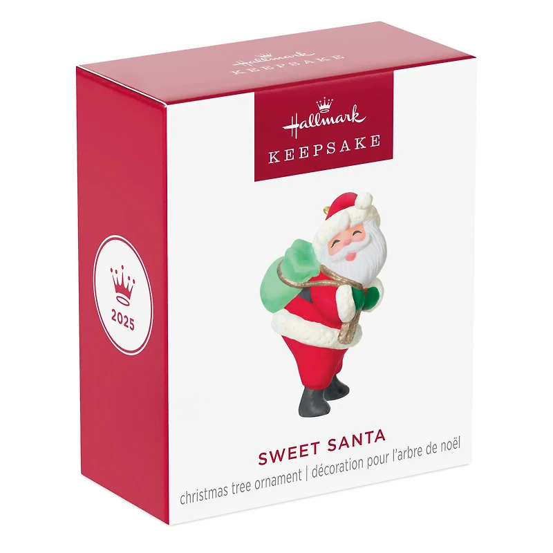 Mini Sweet Santa Ornament, 1.5" for only USD 12.99 | Hallmark