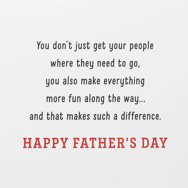 You Go the Extra Mile Father's Day Card for only USD 7.99 | Hallmark