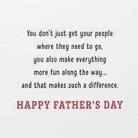 You Go the Extra Mile Father's Day Card for only USD 7.99 | Hallmark