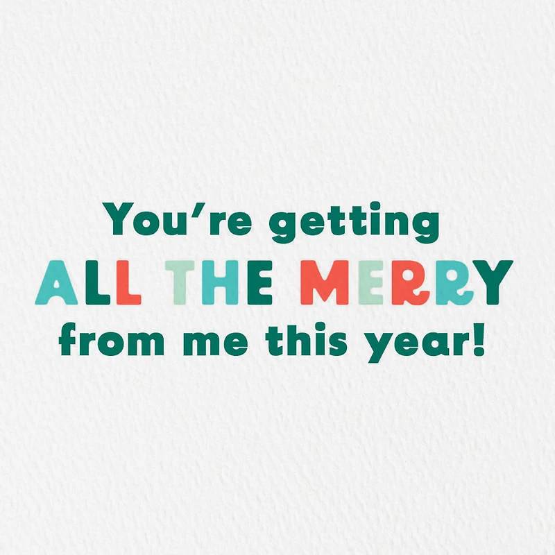 All the Merry Christmas Card for only USD 3.99 | Hallmark
