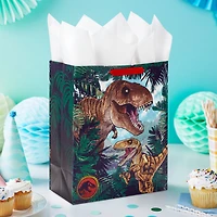 13" Jurassic Park T-Rex Territory Large Gift Bag With Tissue Paper for only USD 6.99 | Hallmark