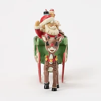 Jim Shore Rudolph Pulling Santa in Sleigh Figurine, 5" for only USD 84.99 | Hallmark
