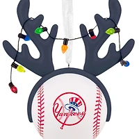 MLB New York Yankees™ Reindeer Baseball Hallmark Ornament for only USD 12.99 | Hallmark