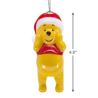 Disney Winnie the Pooh in Santa Hat Shatterproof Hallmark Ornament for only USD 9.49 | Hallmark