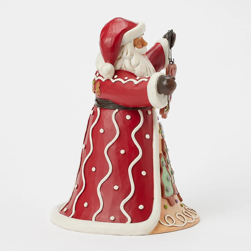 Jim Shore Heartwood Creek Santa With Gingerbread Garland Figurine, 9.25" for only USD 87.99 | Hallmark