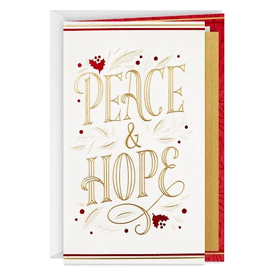 Warm Feelings of Peace and Hope Holiday Card for only USD 7.59 | Hallmark