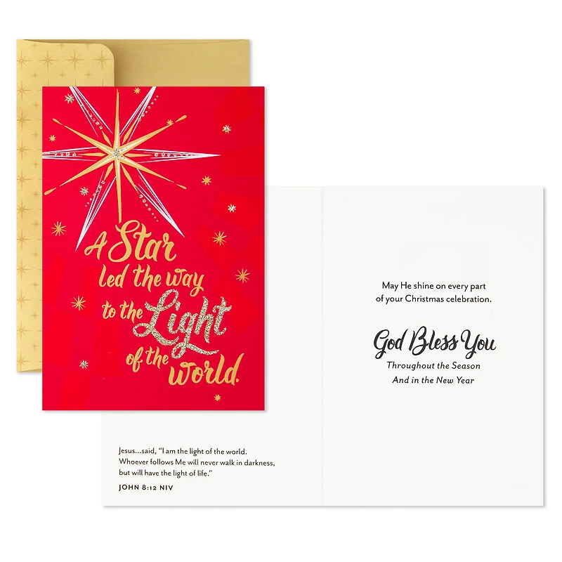 A Star Led the Way Religious Boxed Christmas Cards, Pack of 16 for only USD 15.49 | Hallmark