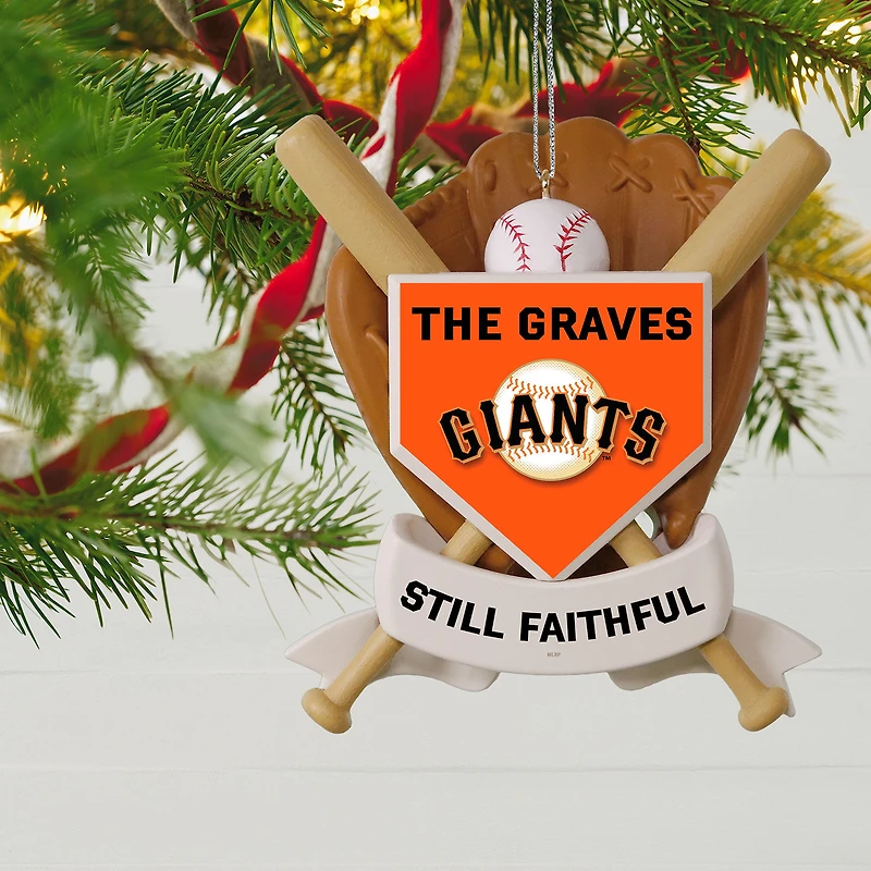 MLB San Francisco Giants™ Baseball Personalized Ornament