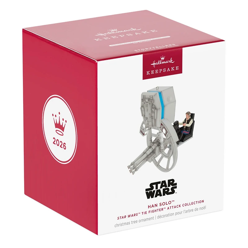 Star Wars™ TIE Fighter™ Attack Collection Han Solo™ Ornament With Light and Sound for only USD 59.99 | Hallmark