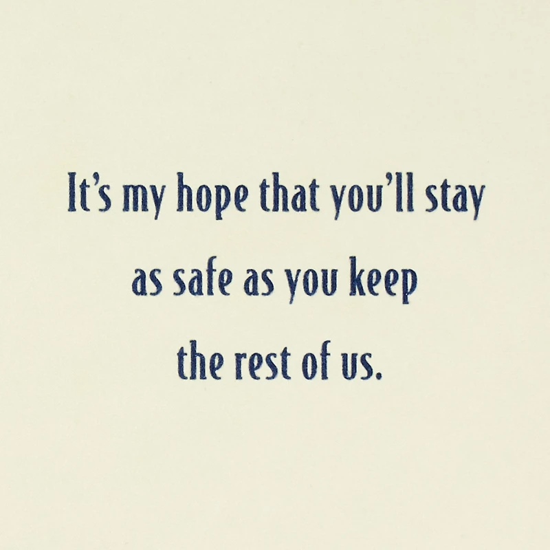 I Hope You'll Stay Safe Military Appreciation Card for only USD 5.59 | Hallmark
