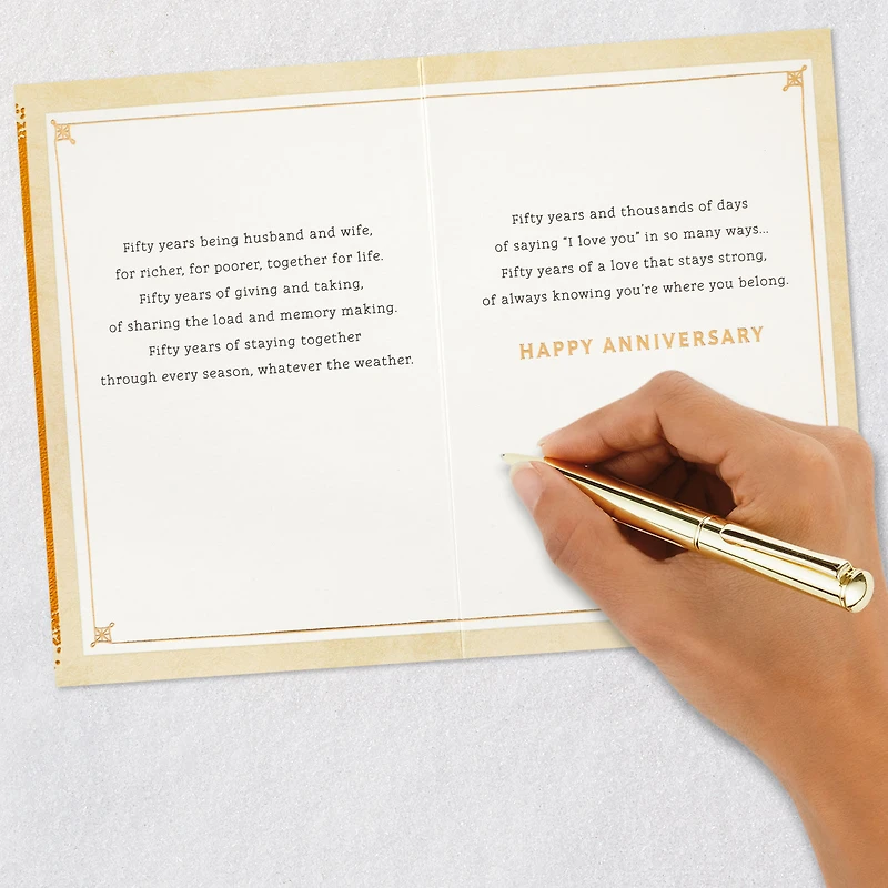 Happy Golden Anniversary 50th Anniversary Card for only USD 5.99 | Hallmark