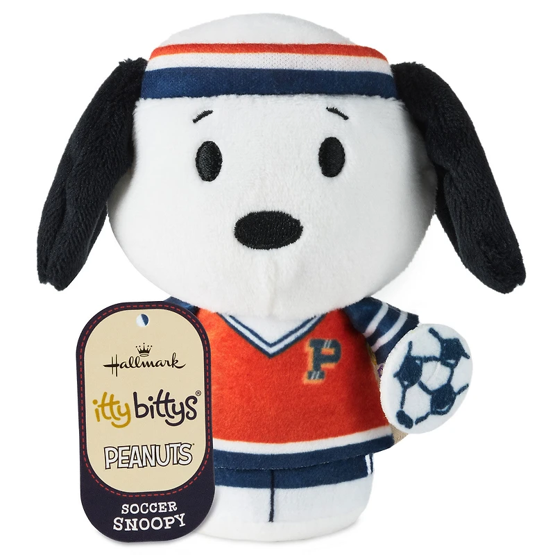 itty bittys® Peanuts® Soccer Player Snoopy Plush for only USD 9.99 | Hallmark