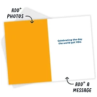 When the World Got You Custom Birthday Card for only USD 4.99 | Hallmark