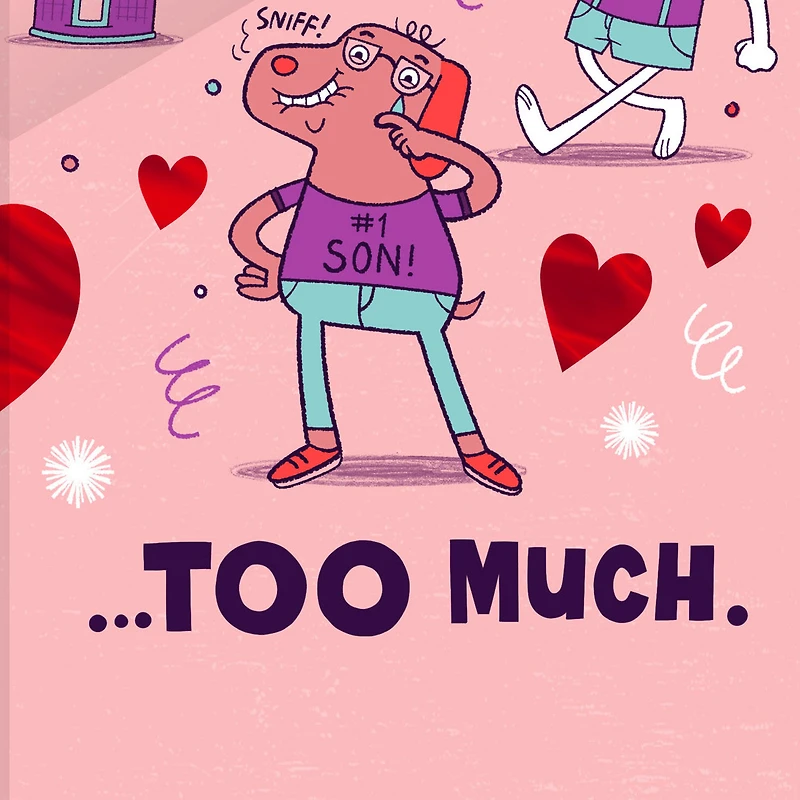 Not Too Embarrassing Funny Pop-Up Valentine's Day Card for Son for only USD 4.99 | Hallmark