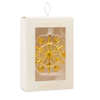 Signature Gold Snowflake Metal Hallmark Ornament for only USD 19.99 | Hallmark