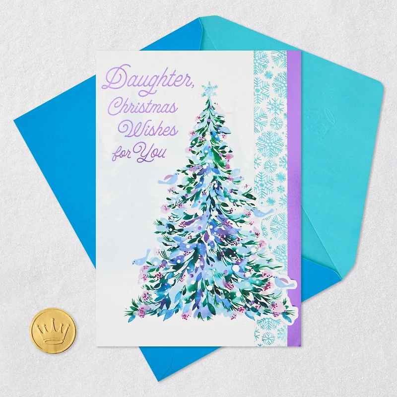 Wishing You the Happiest Holiday Christmas Card for Daughter for only USD 6.99 | Hallmark