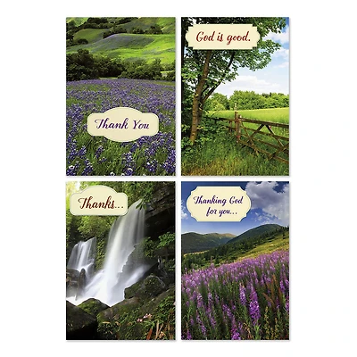 Vivid Landscapes Assorted Religious Thank You Cards, Box of 12 for only USD 8.99 | Hallmark