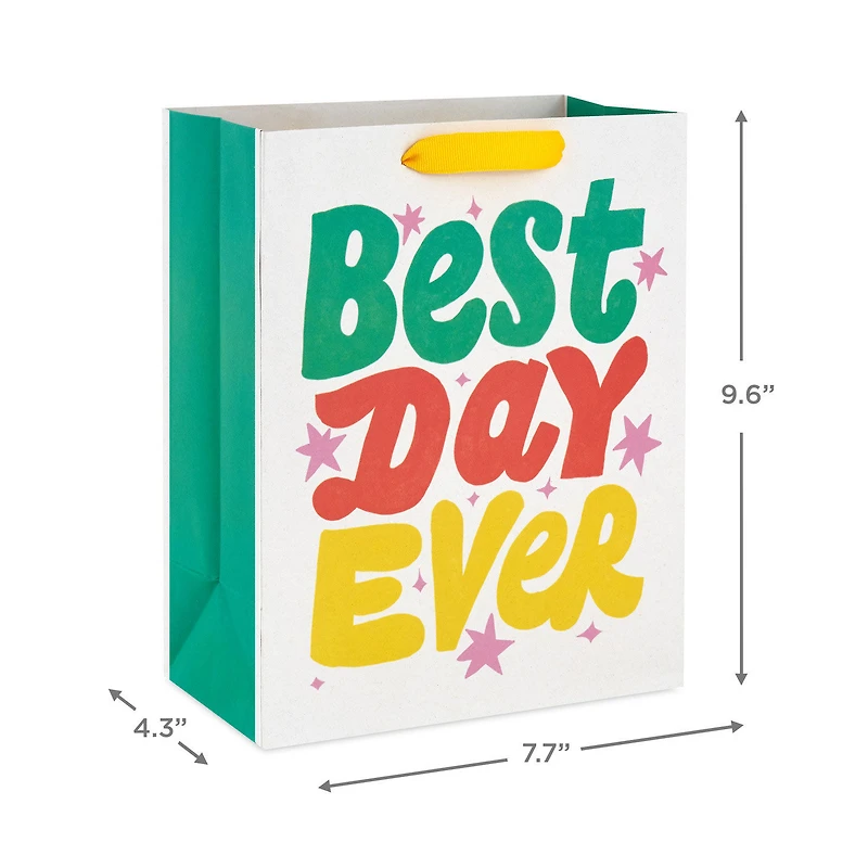 9.6" Best Day Ever Medium Gift Bag for only USD 3.49 | Hallmark