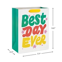 9.6" Best Day Ever Medium Gift Bag for only USD 3.49 | Hallmark