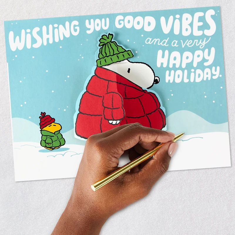 Peanuts® Chill Out, Snoopy and Woodstock Pop-Up Christmas Card for only USD 6.59 | Hallmark