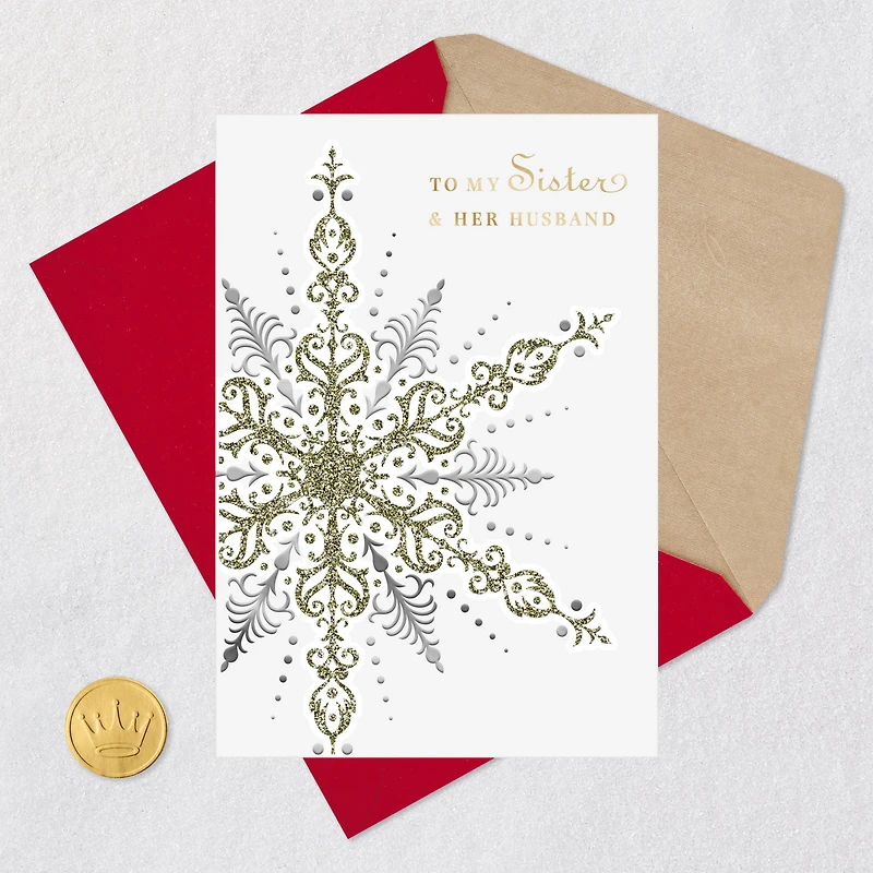 The Love We Share Christmas Card for Sister and Her Husband for only USD 3.99 | Hallmark