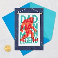 Man, Myth and Legend Funny Father's Day Card With Removable Banner for only USD 8.99 | Hallmark