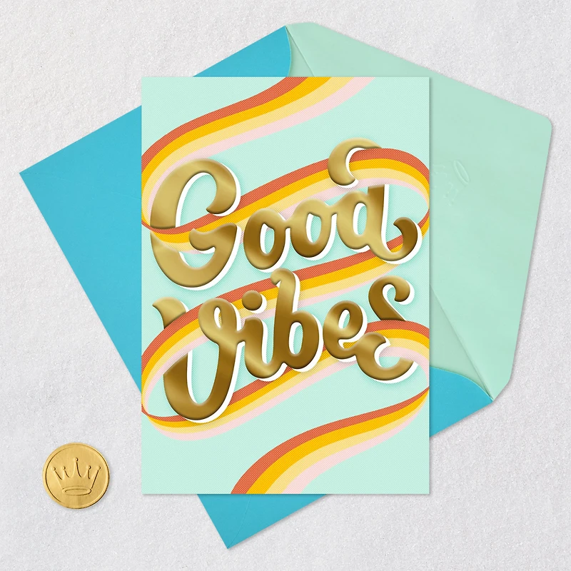 Good Vibes Encouragement Card for only USD 3.59 | Hallmark