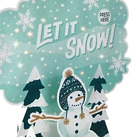 Let It Snow Pop-Up Christmas Card With Sound and Light for only USD 9.99 | Hallmark
