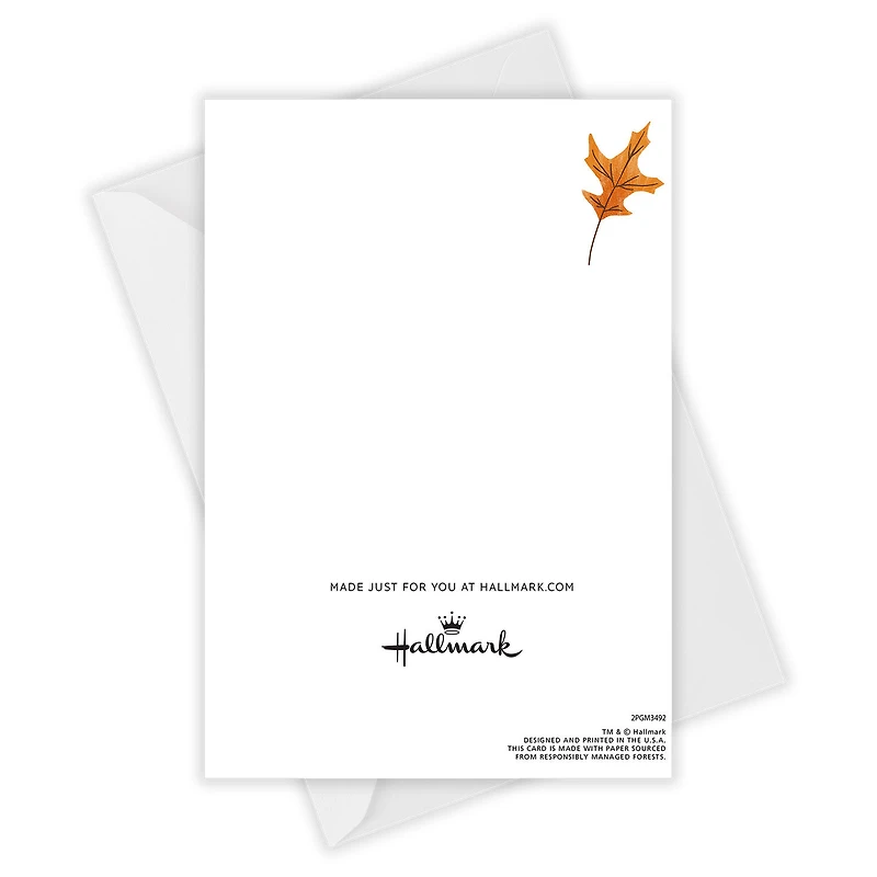 Fall Leaves Frame Custom Thanksgiving Card for only USD 4.99 | Hallmark