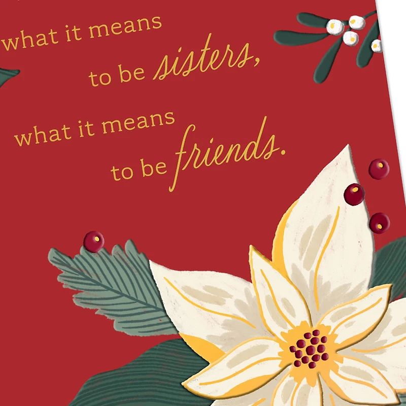 Glad We're Sisters and Friends Christmas Card for only USD 5.59 | Hallmark