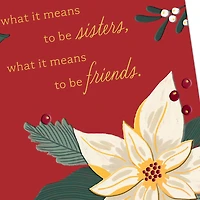 Glad We're Sisters and Friends Christmas Card for only USD 5.59 | Hallmark