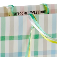 9.6" Pastel Plaid Medium New Baby Gift Bag for only USD 4.49 | Hallmark