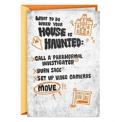 Haunted House Decisions Funny Halloween Card for only USD 3.99 | Hallmark